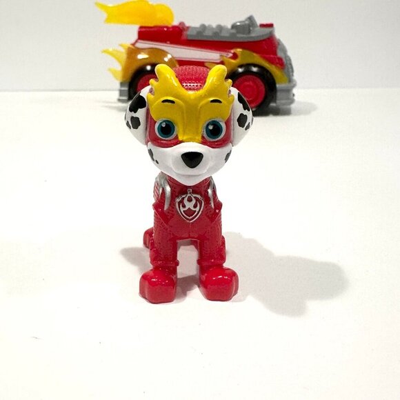 Spin Master Paw Patrol Mighty Pups Super Paws Marshall Figure & Vehicle - Picture 2 of 9